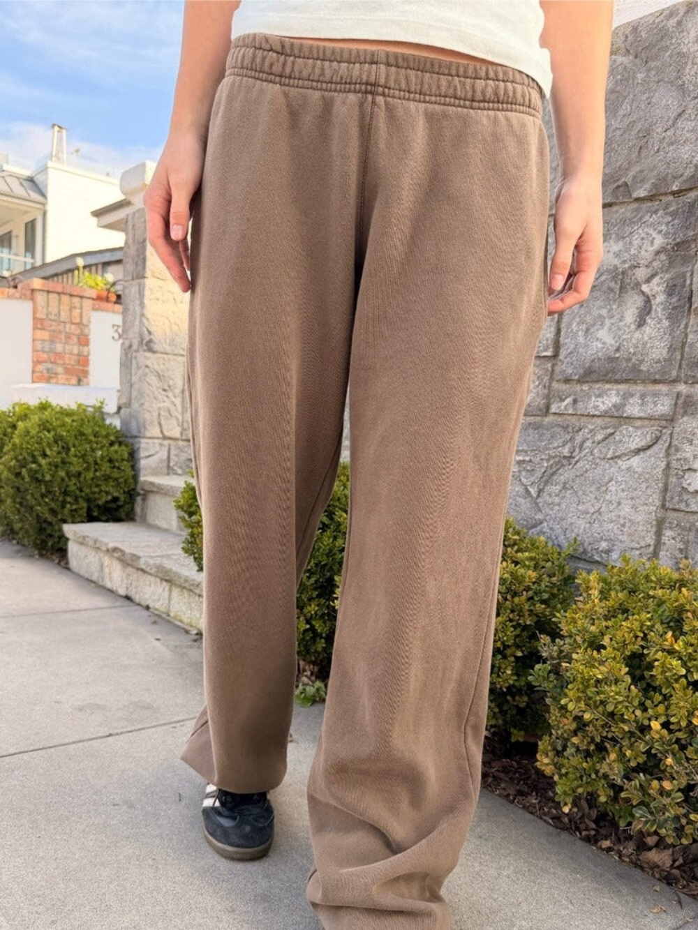 Brandy melville brown Anastasia soft sweatpants